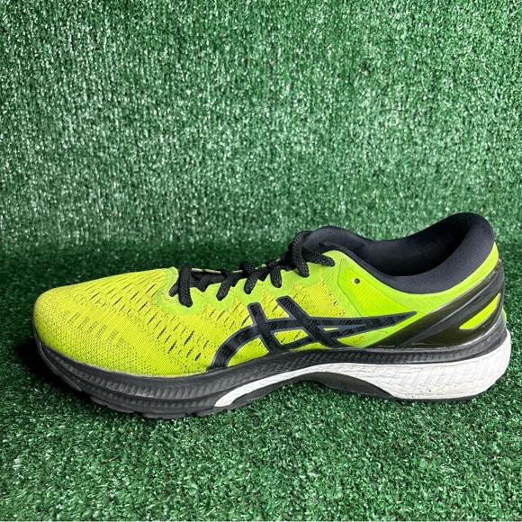 Asics Mens Gel Kayano 27 Green Black Running Shoes Sneakers Size 11.5 - Picture 7 of 12